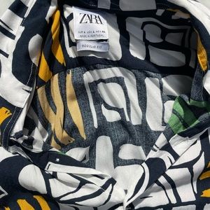 ZARA MENS short sleeve button down